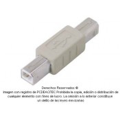 Adaptador USB tipo B macho a tipo B macho